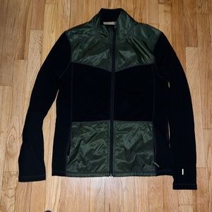 Smartwool - green and black lightweight jacket. Size medium. Like new shape.